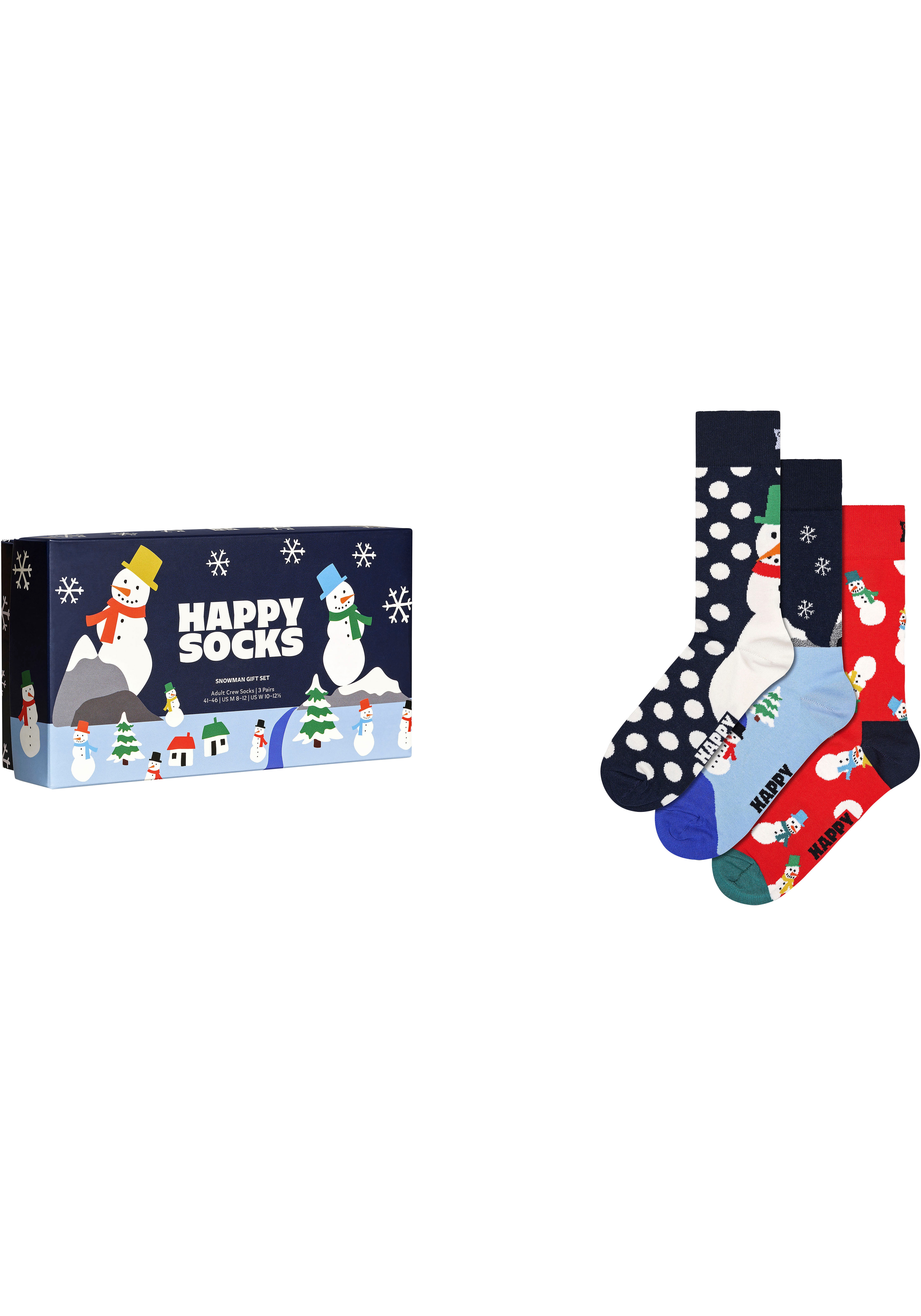 Happy Socks Socken, (3 Paar), Snowman Gift Box günstig online kaufen
