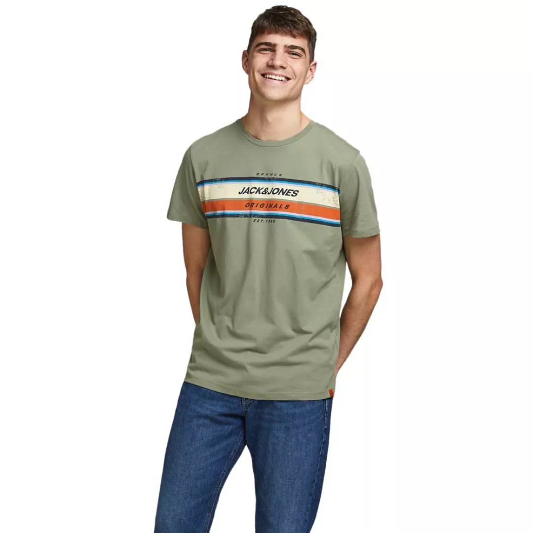 Jack & Jones Tyler Kurzärmeliges T-shirt S Navy Blazer / Regular Fit günstig online kaufen
