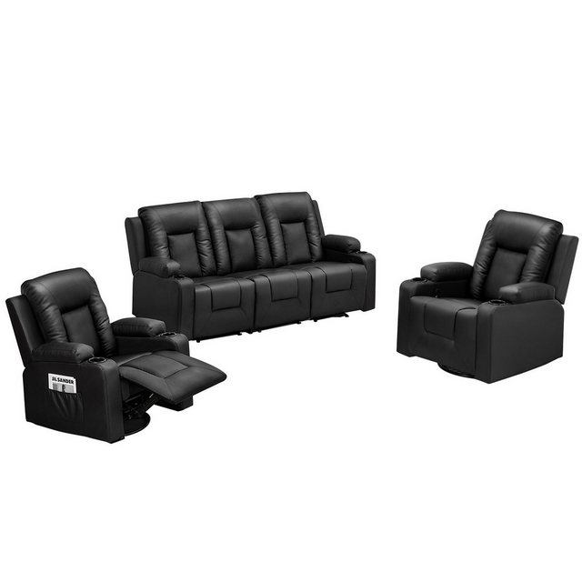 COMHOMA Sofa Relaxsessel Massagesessel Fernsehsessel mit Liegefunktion, Dic günstig online kaufen