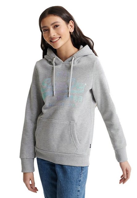 Superdry Hoodie Superdry Hoody Damen VL STITCH SEQUIN ENTRY HOOD BR Grey Ma günstig online kaufen