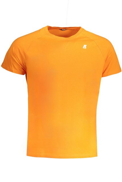 K-Way T-Shirt Herren Kurzarmshirt in Orange mit Rundhals und günstig online kaufen