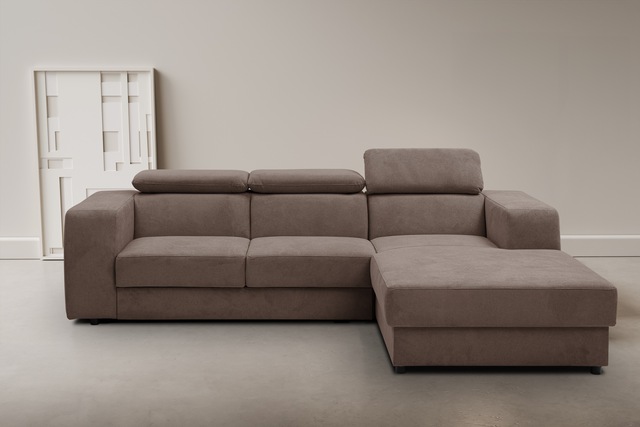 WERK2 Ecksofa »Cherry, modernes Sofa mit Komfortfunktionen, Breite 270cm, L günstig online kaufen