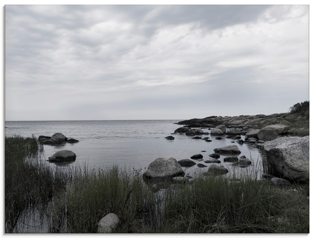 Artland Glasbild "Einsame Bucht am Meer", Gewässer, (1 St.), in verschieden günstig online kaufen