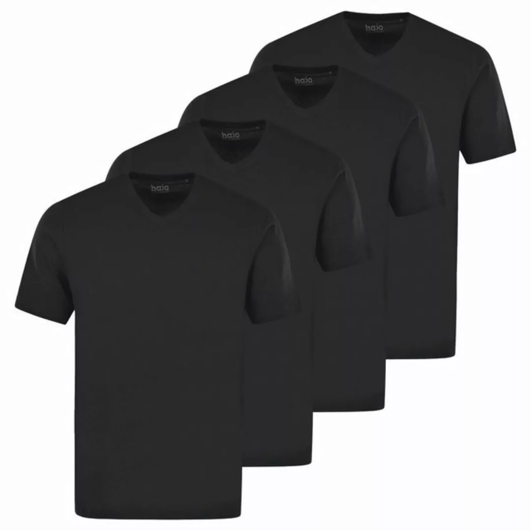 Hajo T-Shirt Herren T-Shirt, 4er Pack - Basic, Kurzarm günstig online kaufen