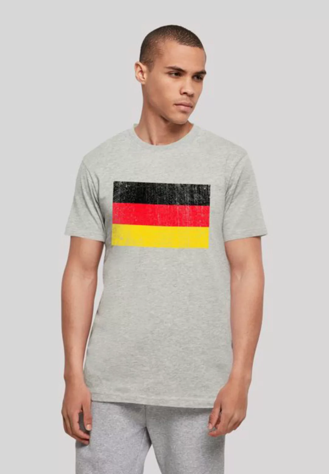 F4NT4STIC T-Shirt Deutschland Flagge Germany distressed Print günstig online kaufen