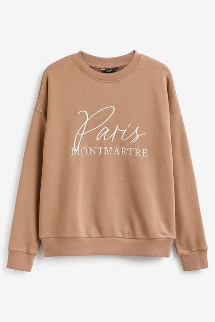 Next Sweatshirt Paris Sweatshirt mit überschnittenen Schultern (1-tlg) günstig online kaufen