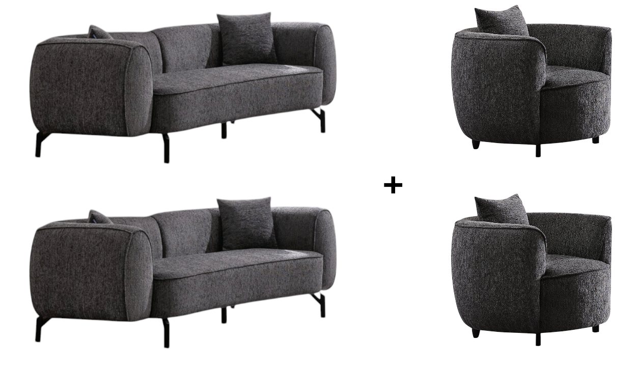 BENEDO MÖBEL Polstergarnitur Paula Sofa Handarbeit Massivholz Hochwertiger günstig online kaufen