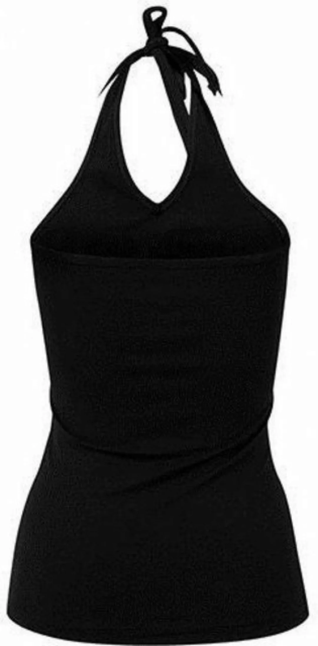 Build Your Brand Tanktop Damen Neckholder Shirt / Stretch-Jersey tailiert günstig online kaufen