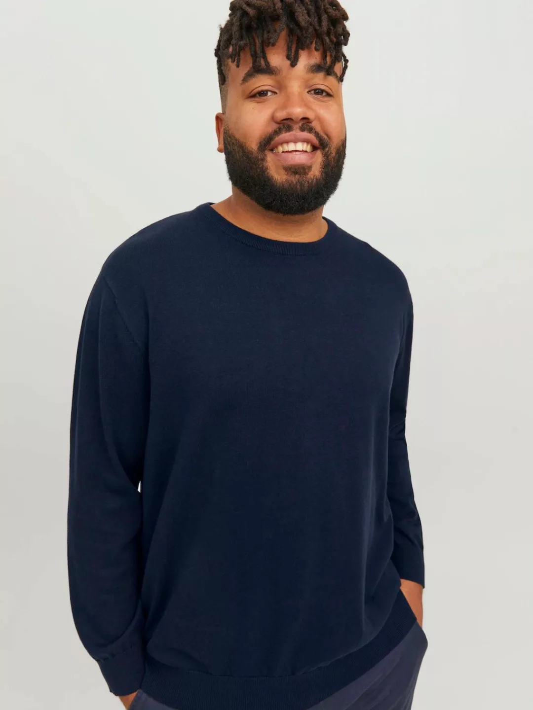 Jack & Jones PlusSize Strickpullover "JJEBASIC KNIT CREW NECK NOOS PLS" günstig online kaufen