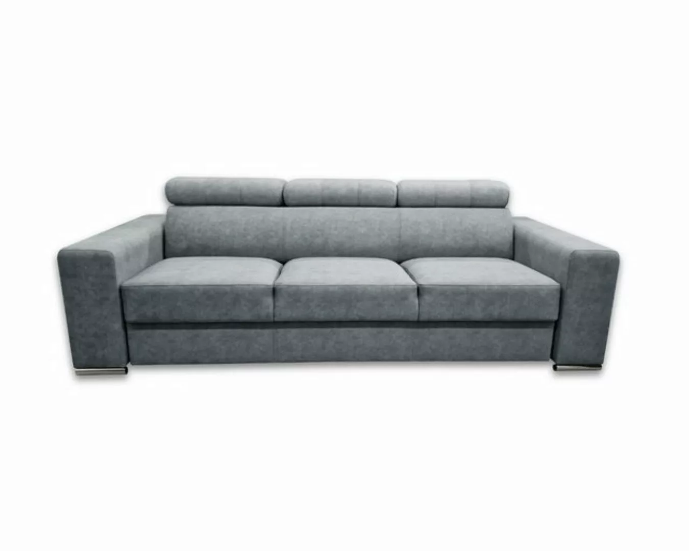 Deine Möbel 24 Sofa Couch 3-Sitzer / 4-Sitzer ELMO, mit Schlaffunktion günstig online kaufen