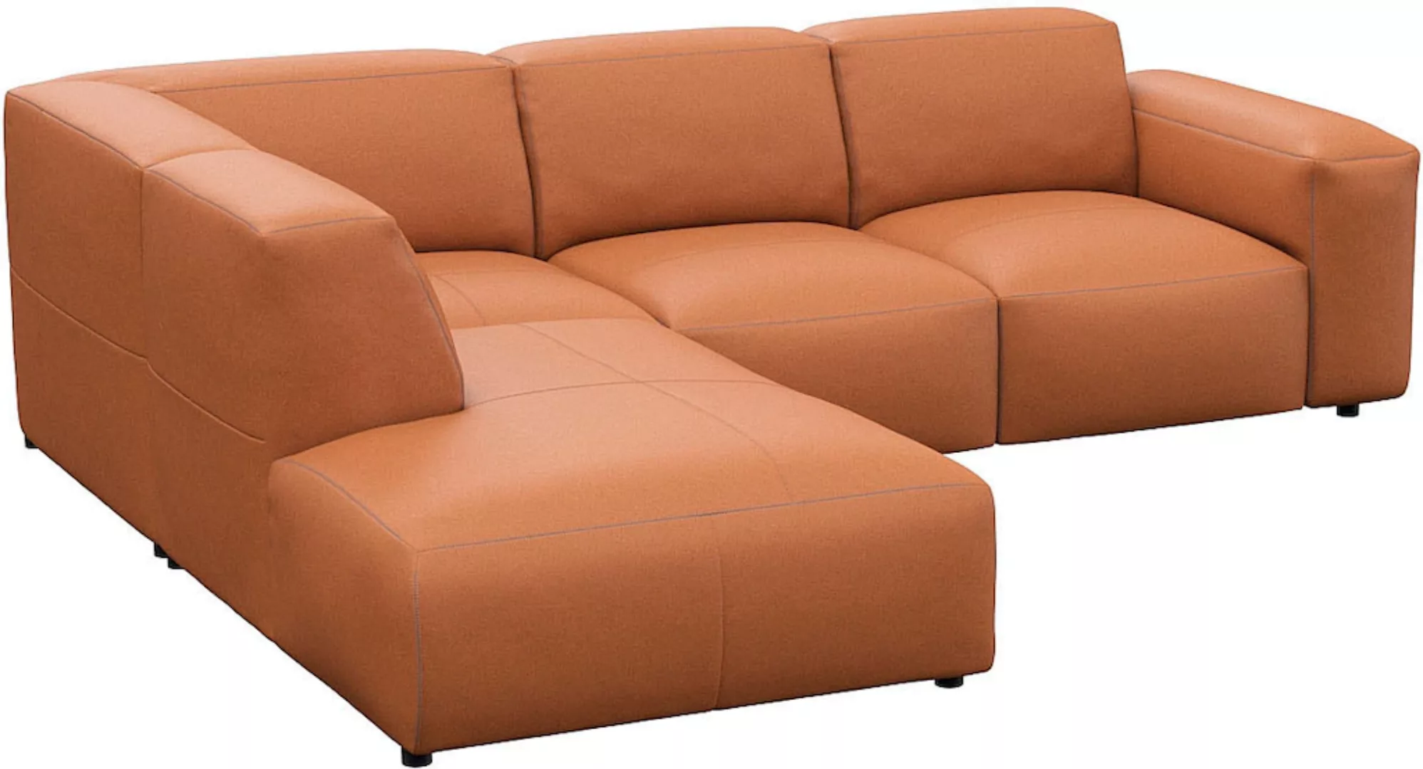 FLEXLUX Ecksofa »Lucera, super bequem durch hochwertigen Sitzaufbau mit Kal günstig online kaufen