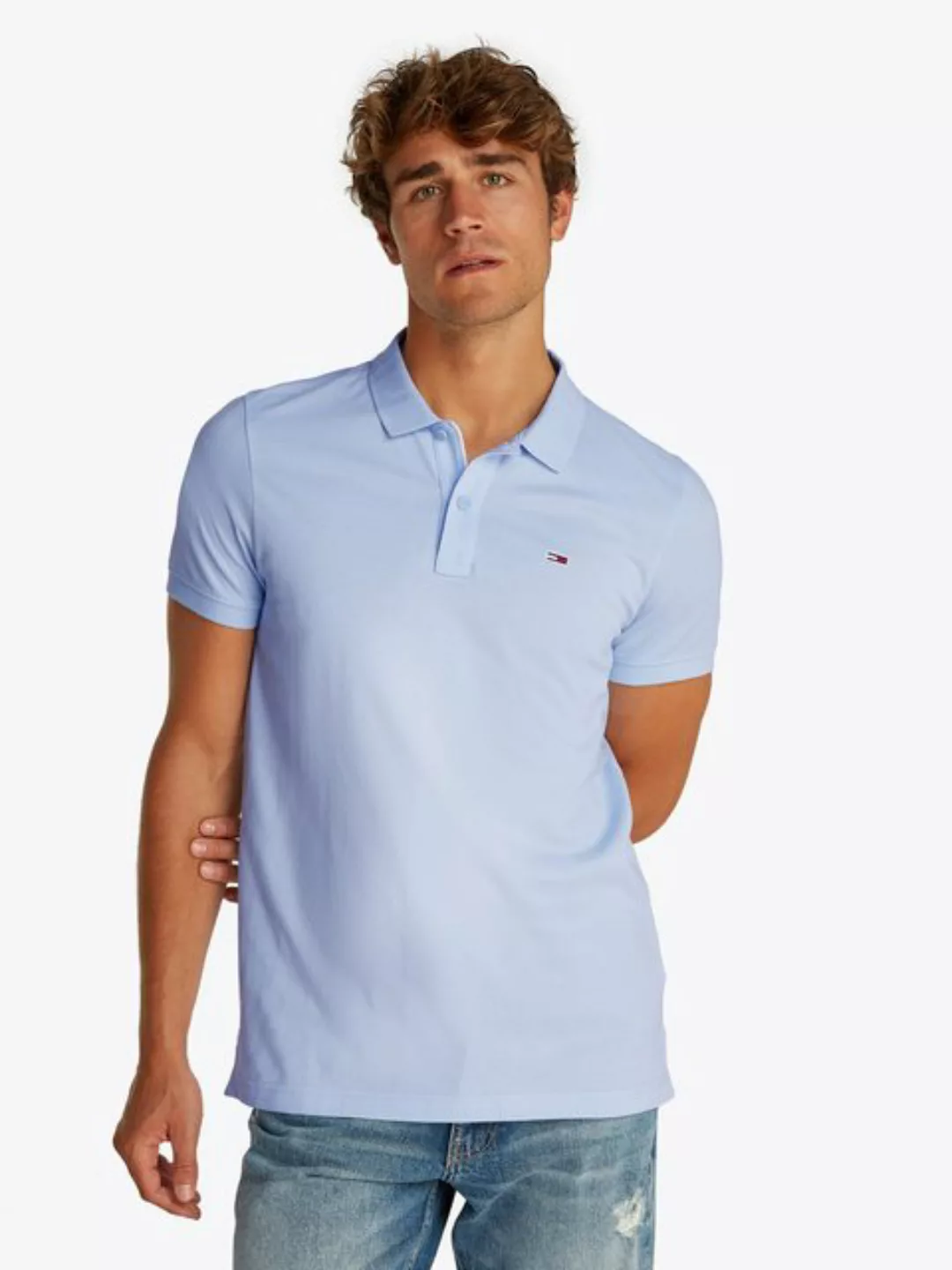 Tommy Jeans Poloshirt TJM SLIM PLACKET POLO EXT günstig online kaufen