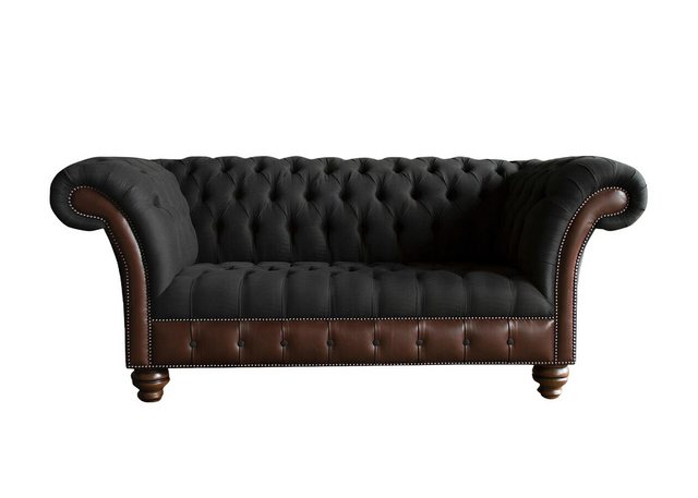 Xlmoebel Sofa Schwarz Chesterfield Wohnzimmer Set mit modernem Design – Sch günstig online kaufen