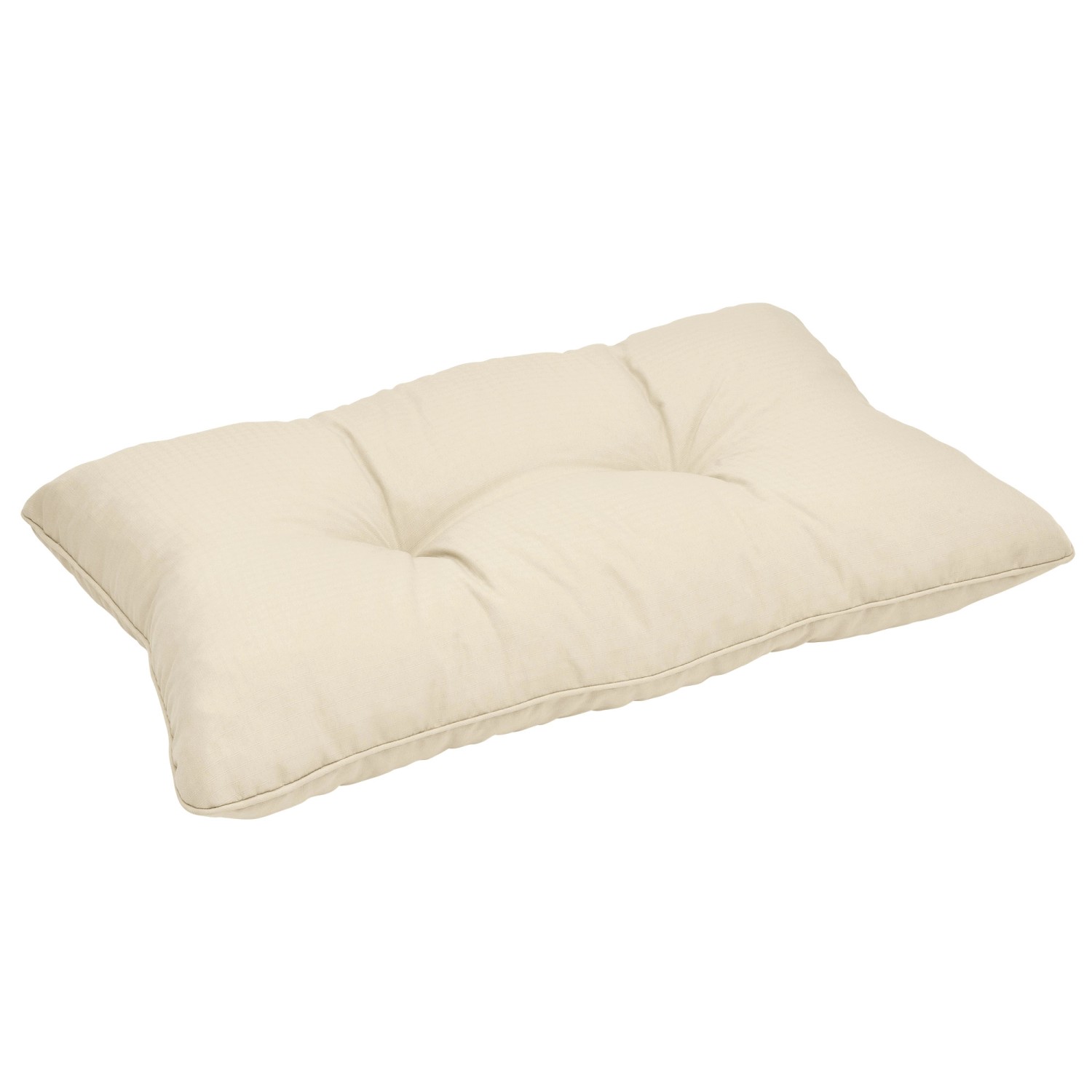 Beautissu Xluna Loungekissen Rücken 60x40x12cm Natur günstig online kaufen