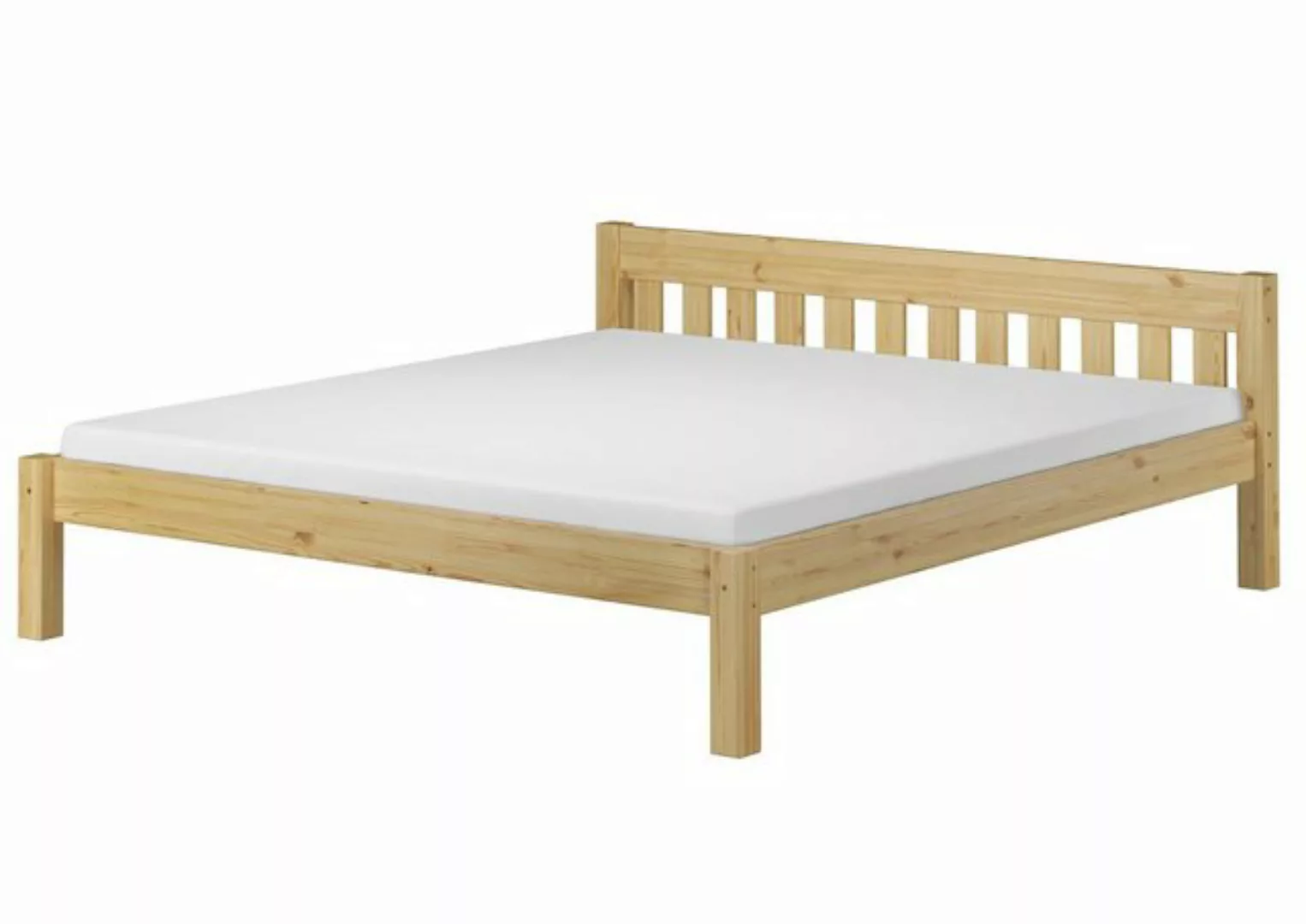 ERST-HOLZ Bett Doppelbett Landhausstil 180x200 mit Rost und Matratze, Kiefe günstig online kaufen