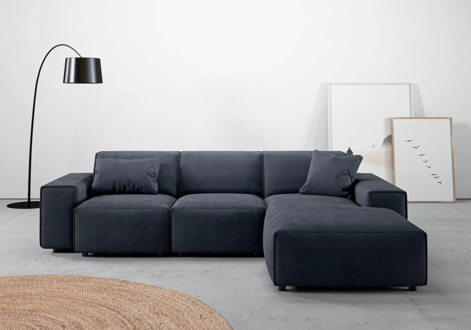 andas Ecksofa "Glimminge L-Form auch in Breitcord, Feincord + Easy care-Bez günstig online kaufen