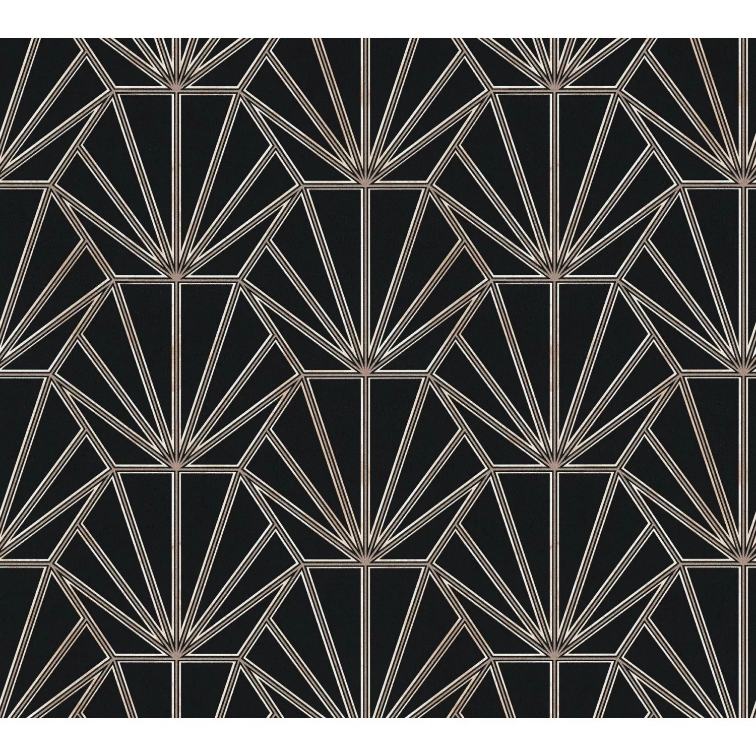 Bricoflor Art Deco Tapete in Schwarz und Grau Moderne Tapete Im 20er Jahre günstig online kaufen