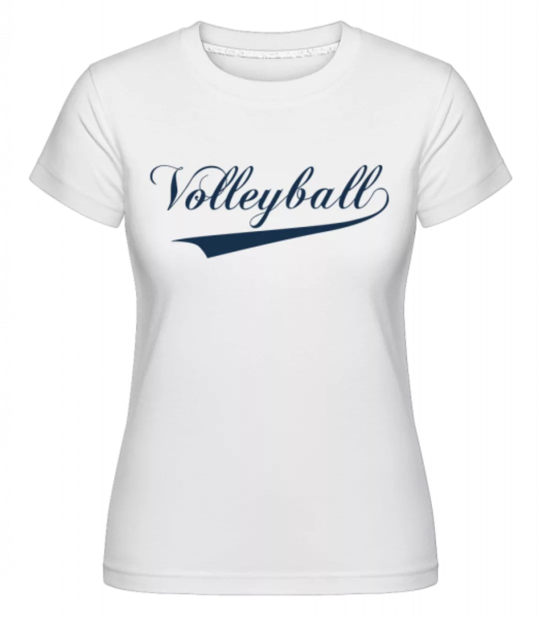 Volleyball Schriftzug · Shirtinator Frauen T-Shirt günstig online kaufen