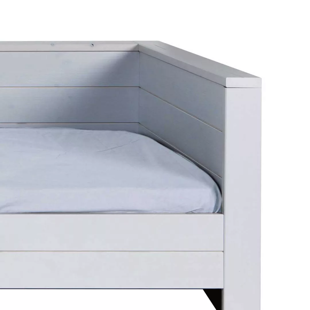 Sofabett in Beton Grau Kiefer Massivholz günstig online kaufen