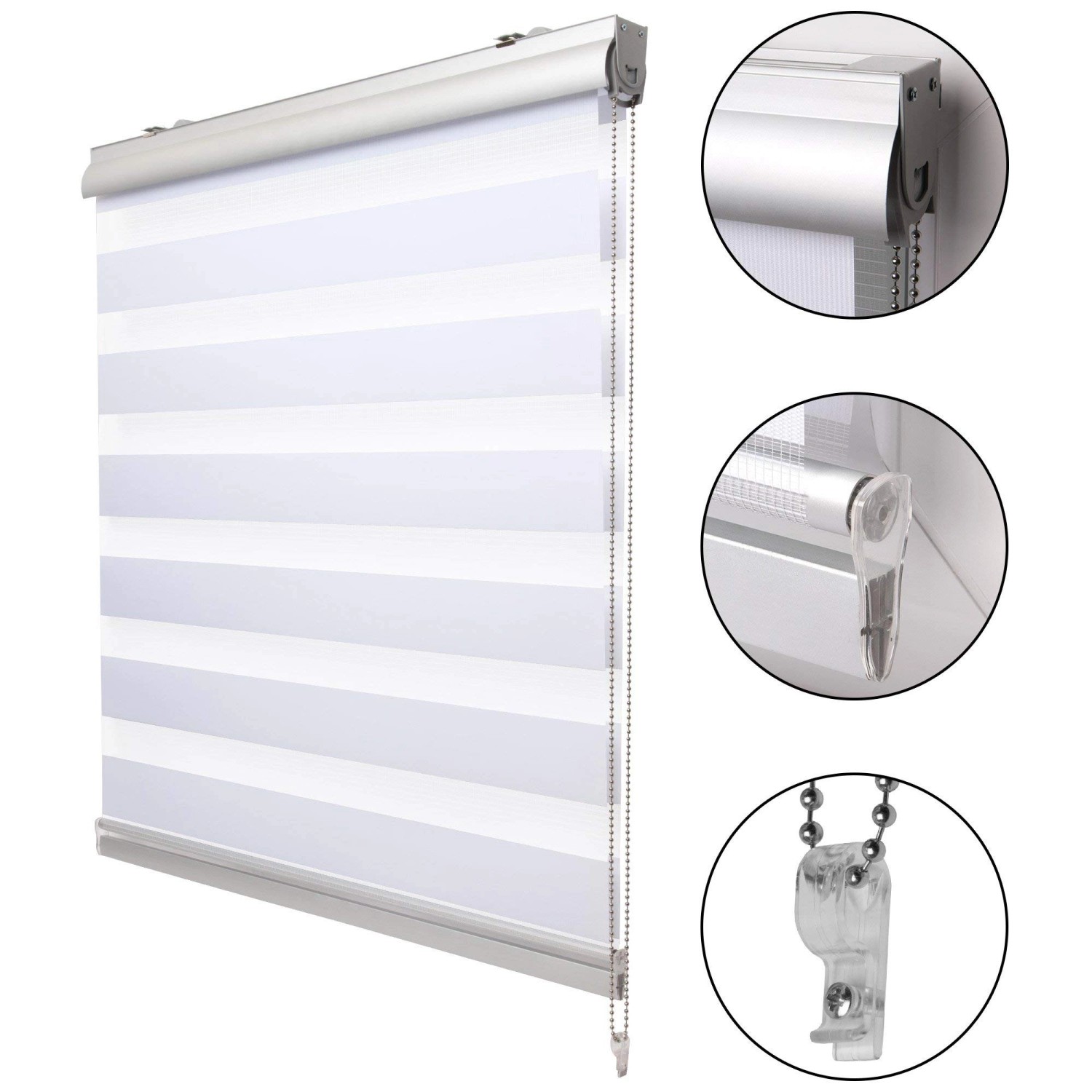Sol Royal SolDecor DK9 Doppelrollo mit Kassette 110x160cm Weiß günstig online kaufen