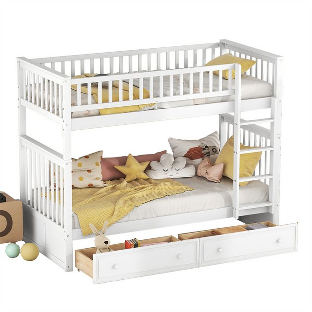 XDeer Etagenbett 90x200cm Etagenbetten, Kinderbetten,Funktionelle Betten, E günstig online kaufen