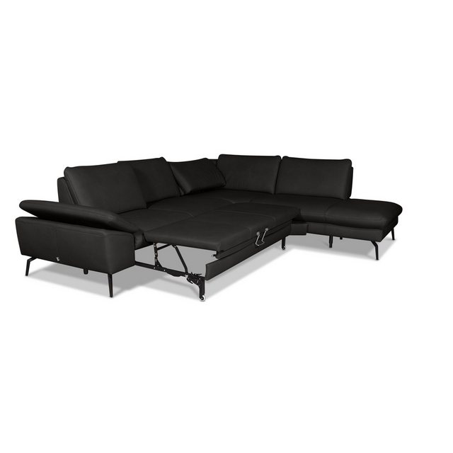 GALLERY M branded by Musterring Ecksofa Diana, 1 Teile, Nappa-Leder, Metall günstig online kaufen