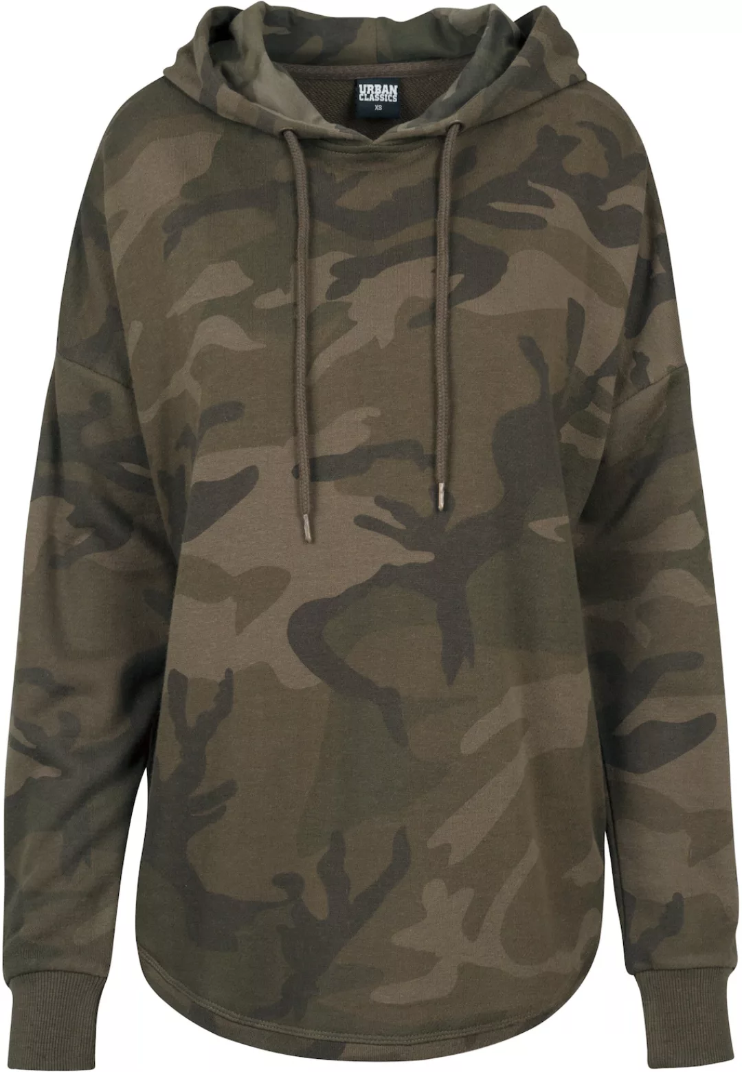 URBAN CLASSICS Rundhalspullover "Urban Classics Damen Ladies Oversized Camo günstig online kaufen