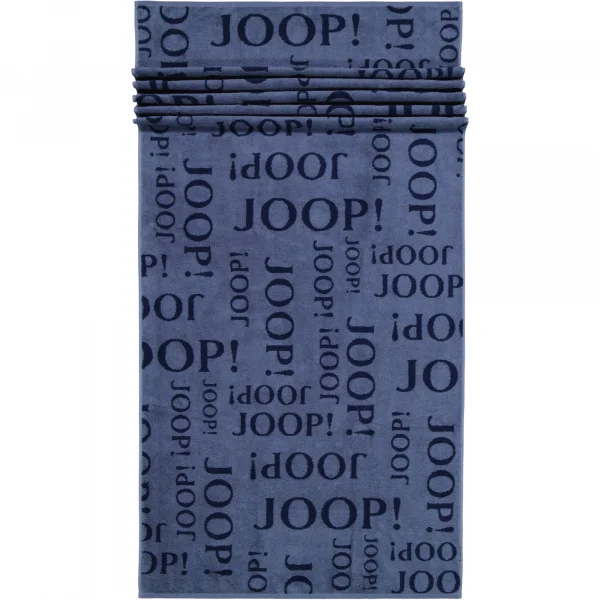 JOOP! Active Repeat 1684 Saunatuch - 80x180 cm - Farbe: Navy - 11 günstig online kaufen