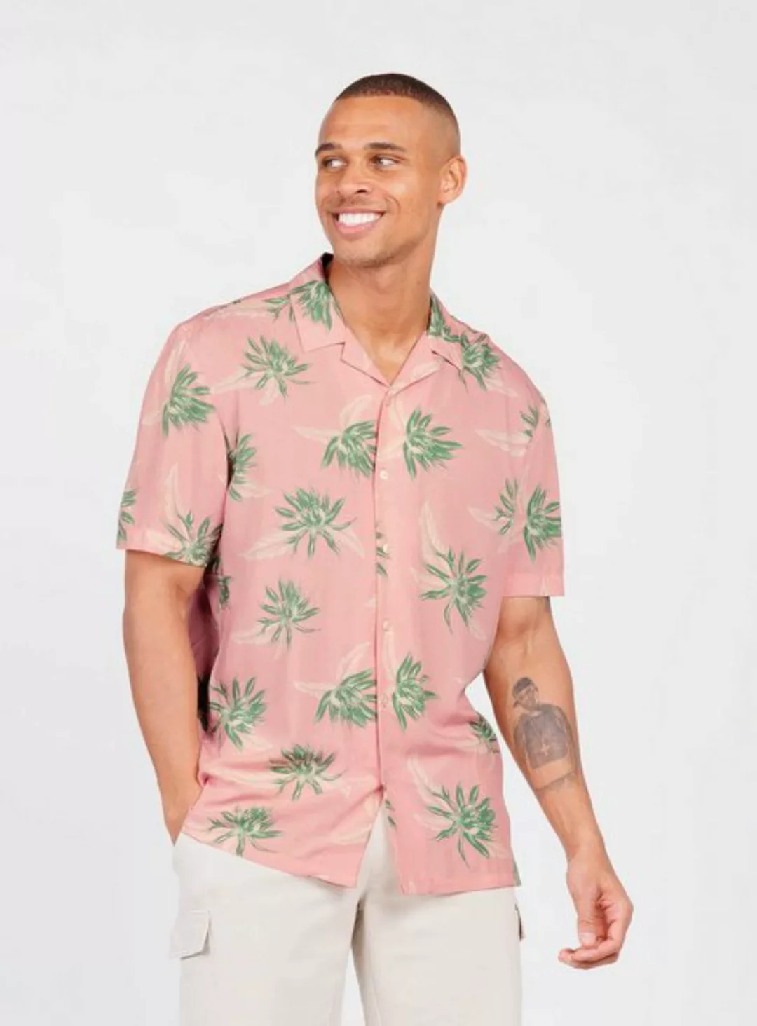 Key Largo Kurzarmhemd MSH HAVANNA 1/2 patterned (1-tlg) günstig online kaufen