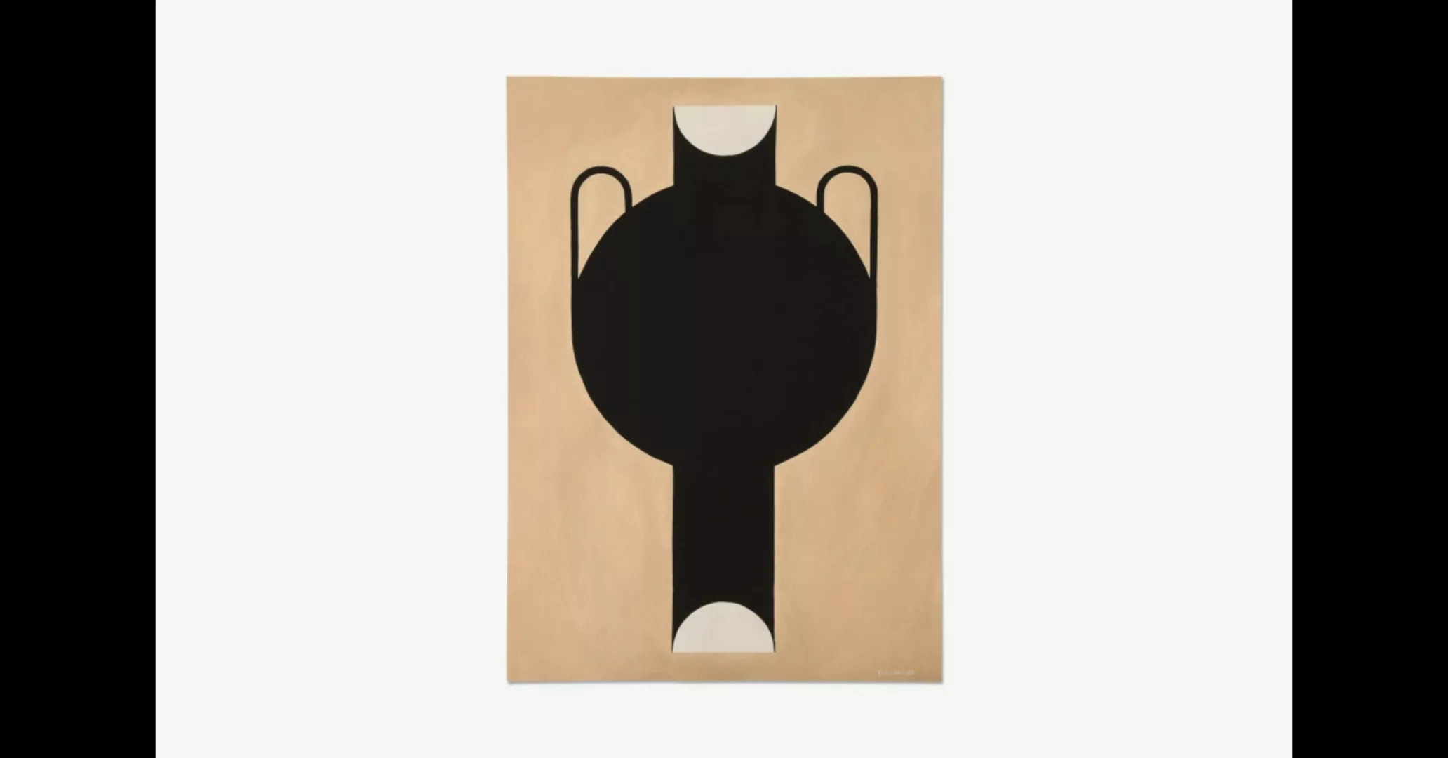 The Poster Club Silhouette of a Vase 07 Kunstdruck von Studio Paradissi (50 günstig online kaufen