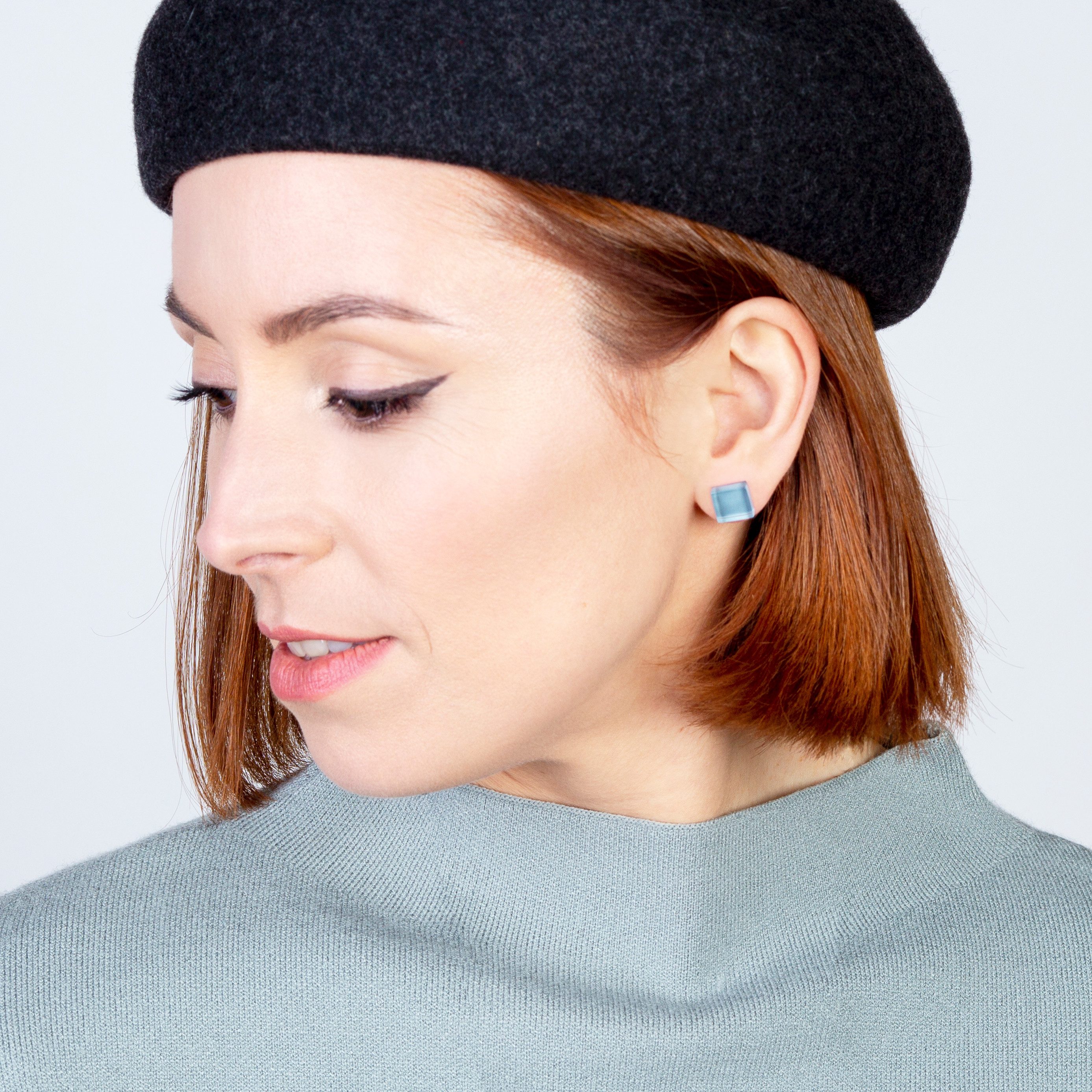 ALEXASCHA Paar Ohrstecker Kleine quadratische Stecker günstig online kaufen