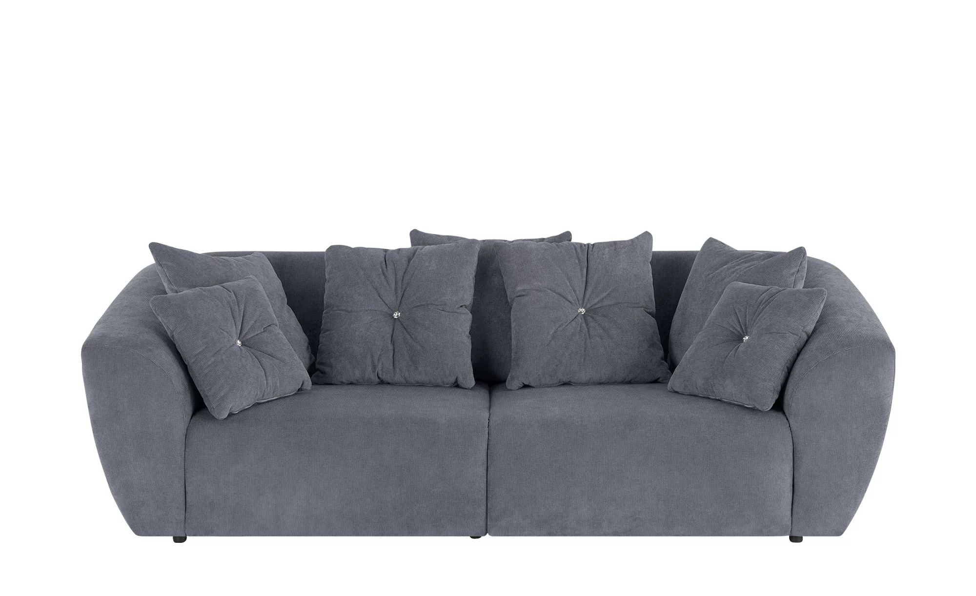 smart Big Sofa  Krista ¦ grau ¦ Maße (cm): B: 250 H: 81 T: 106 Polstermöbel günstig online kaufen