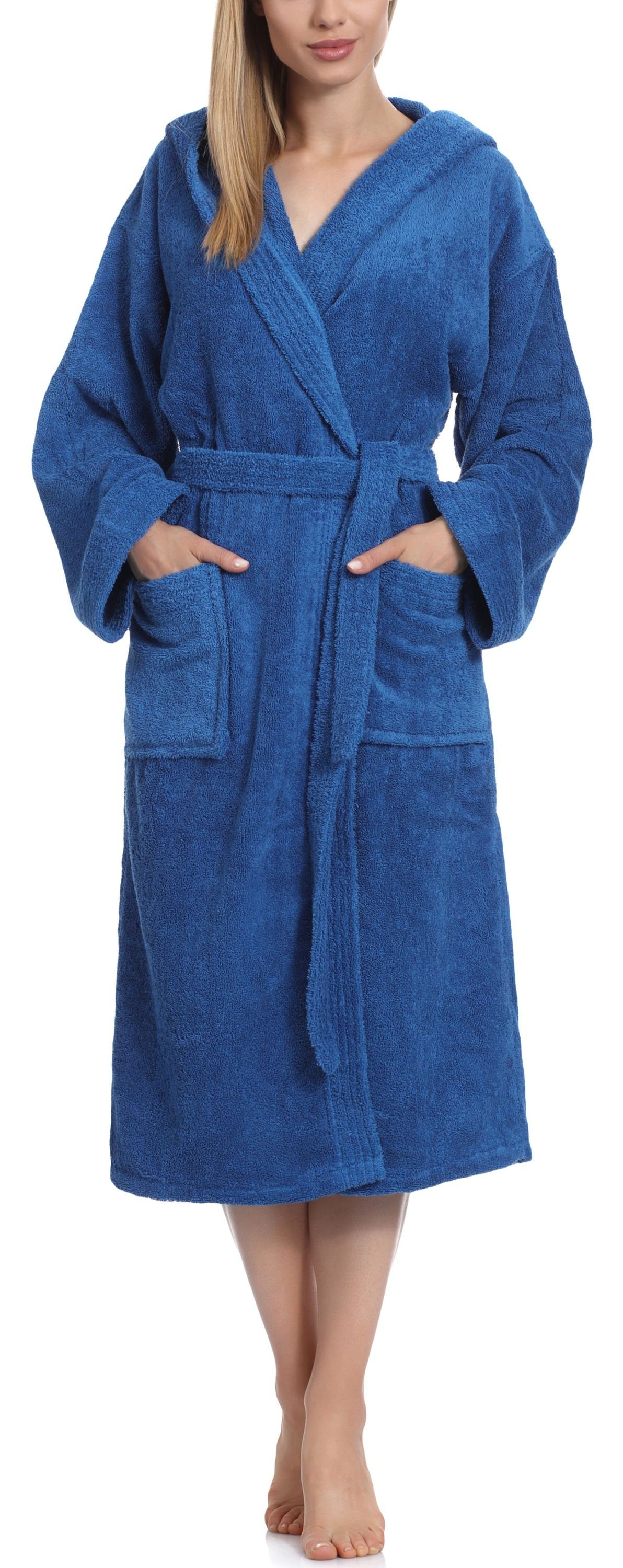 Ladeheid Bademantel Damen Frottee Bademantel aus günstig online kaufen