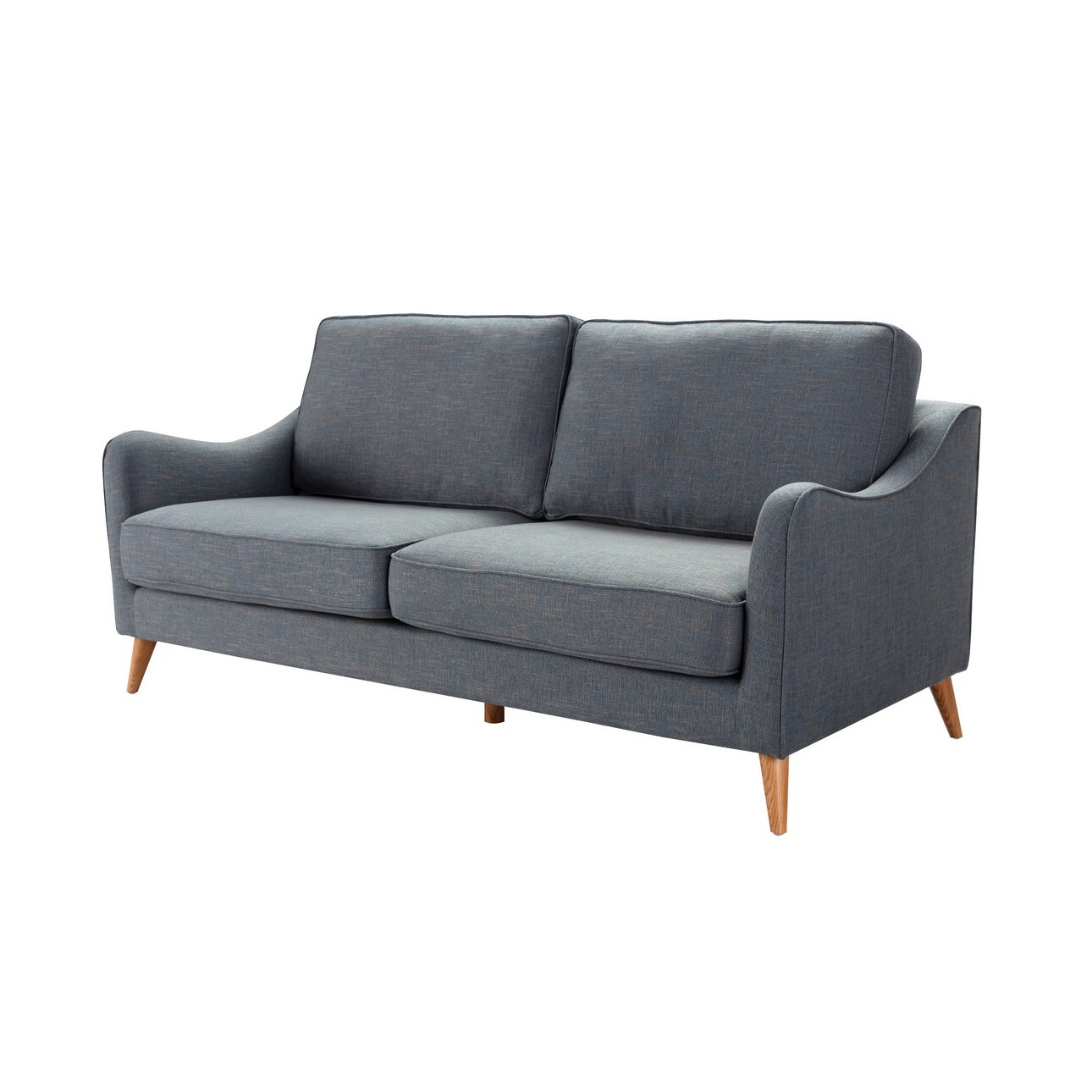 3-Sitzer Sofa Venuste denim blue/brown, 193 x 90 x 90 cm günstig online kaufen