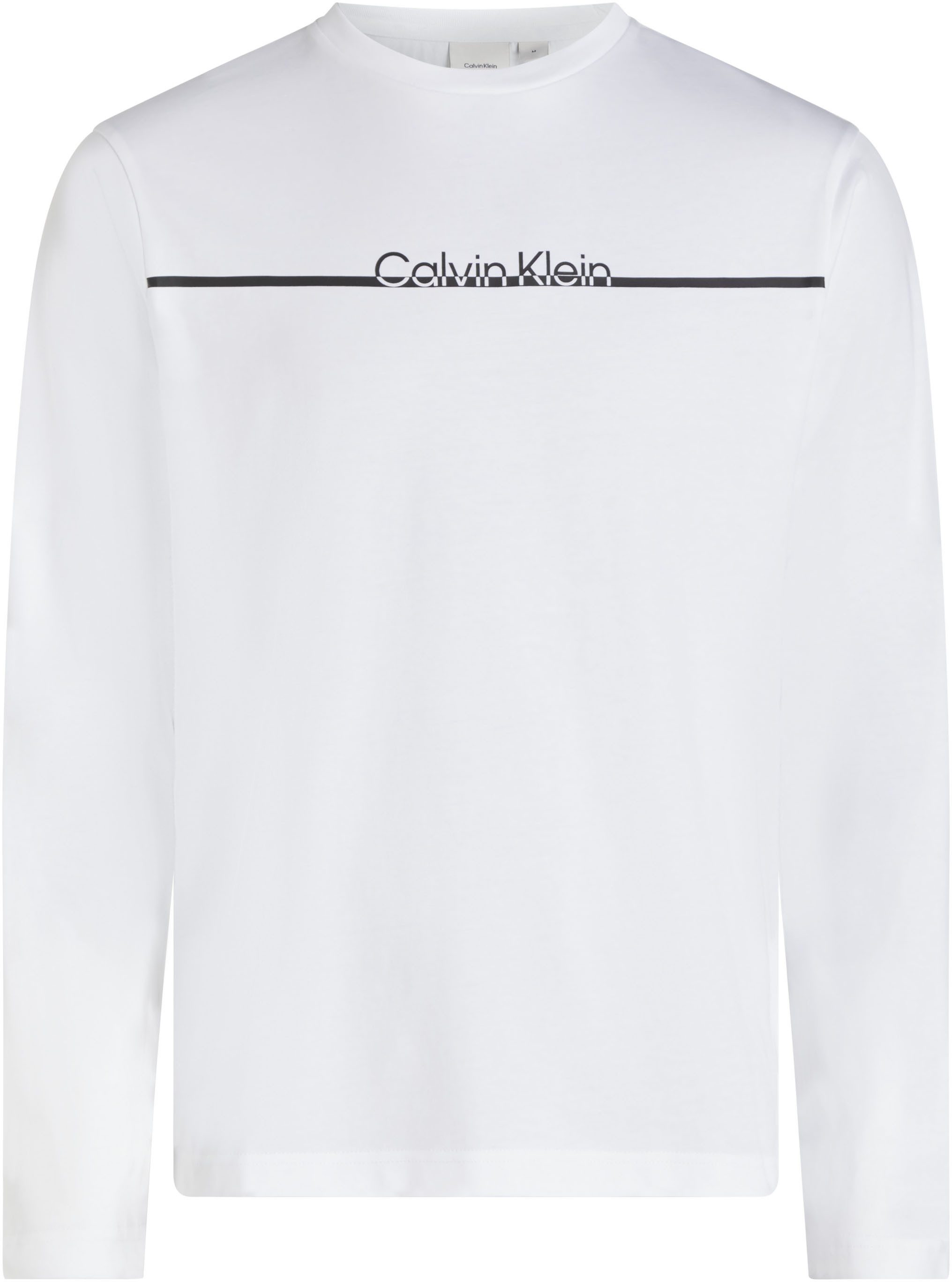 Calvin Klein Rundhalsshirt SPLIT LINE LOGO günstig online kaufen