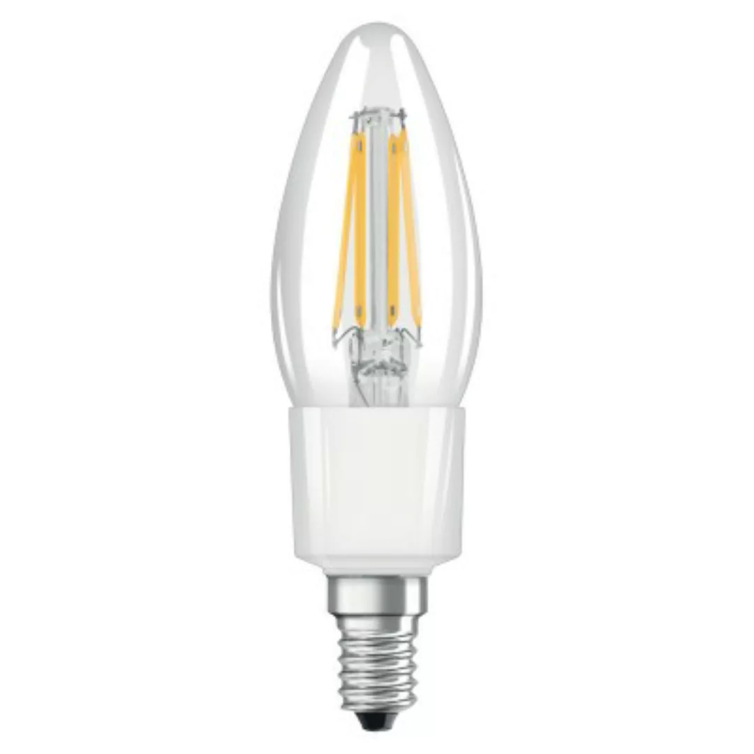 Ledvance Smart+ Bluetooth LED-Lampe klassische Kerzenform Filament klar E14 günstig online kaufen