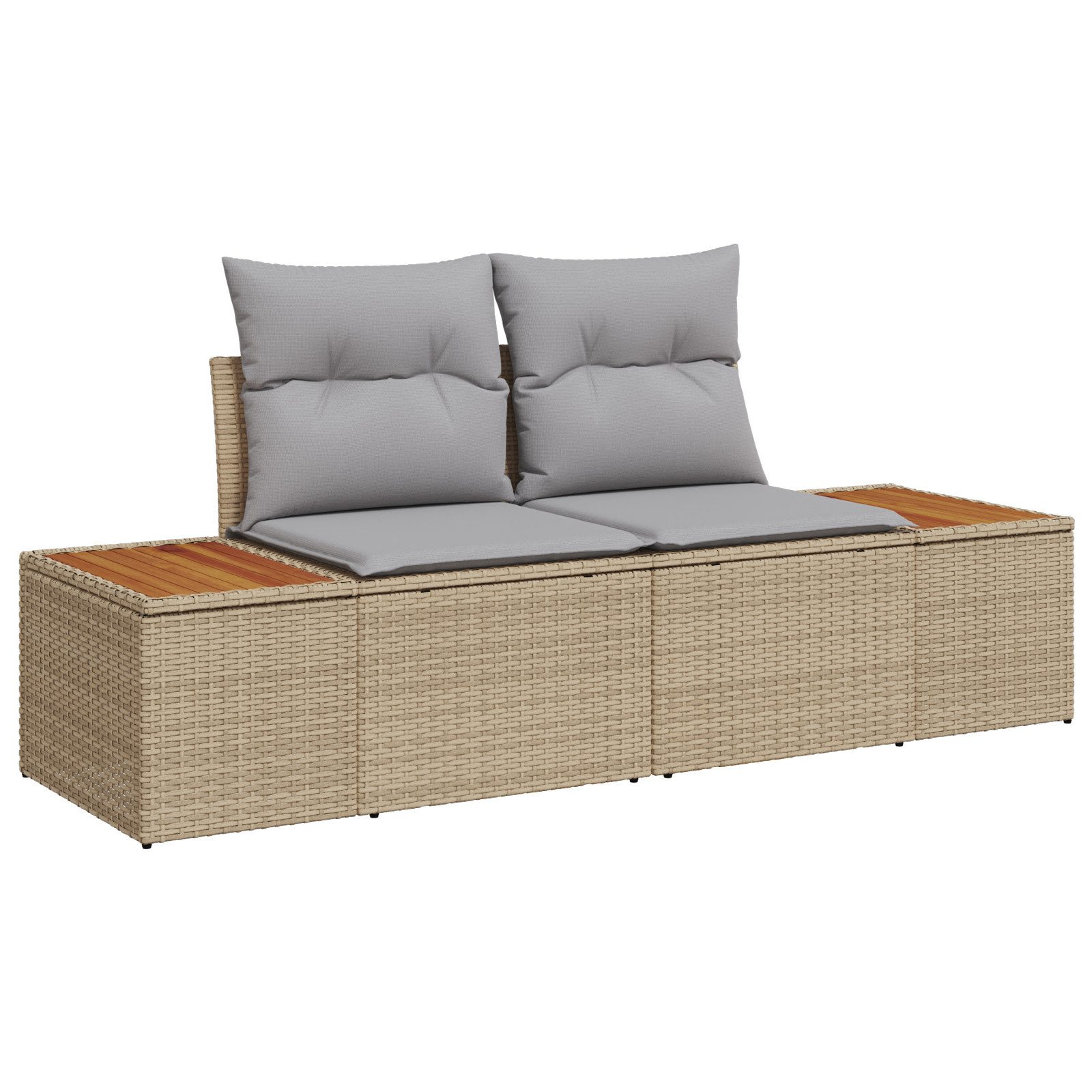 vidaXL Gartenlounge-Set 9-teiliges Garten-Sofa-Set mit Kissen günstig online kaufen