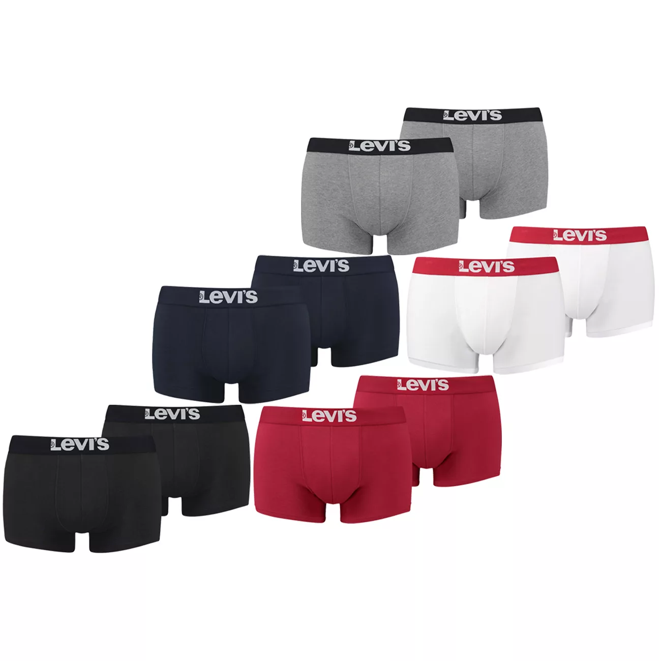 Levis Herren 200SF Trunk Boxershorts Unterwäsche 4er 6er 8er Pack günstig online kaufen