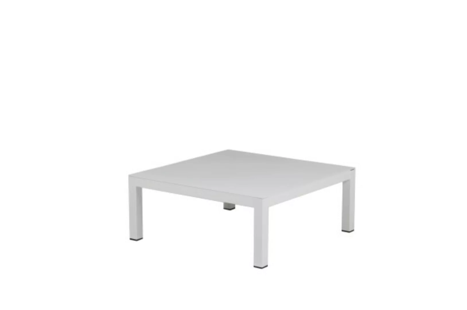 Outdoor Couchtisch Fiam DOMINO, 70 x 70 x 28 cm, weiß günstig online kaufen