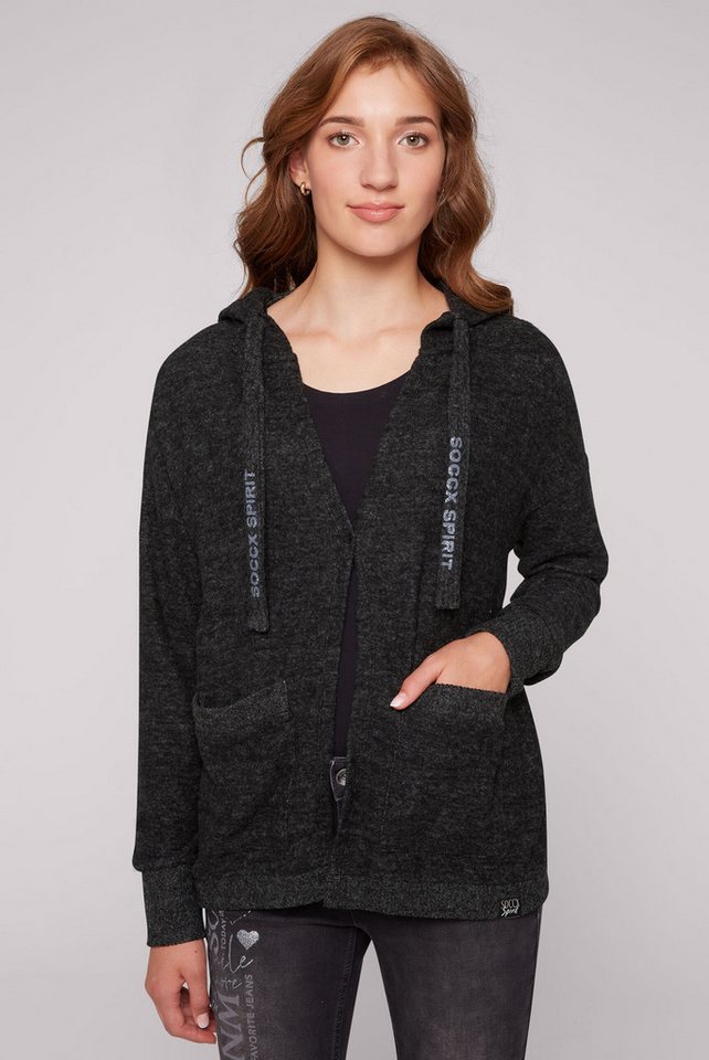 SOCCX Cardigan aus Feinstrick günstig online kaufen