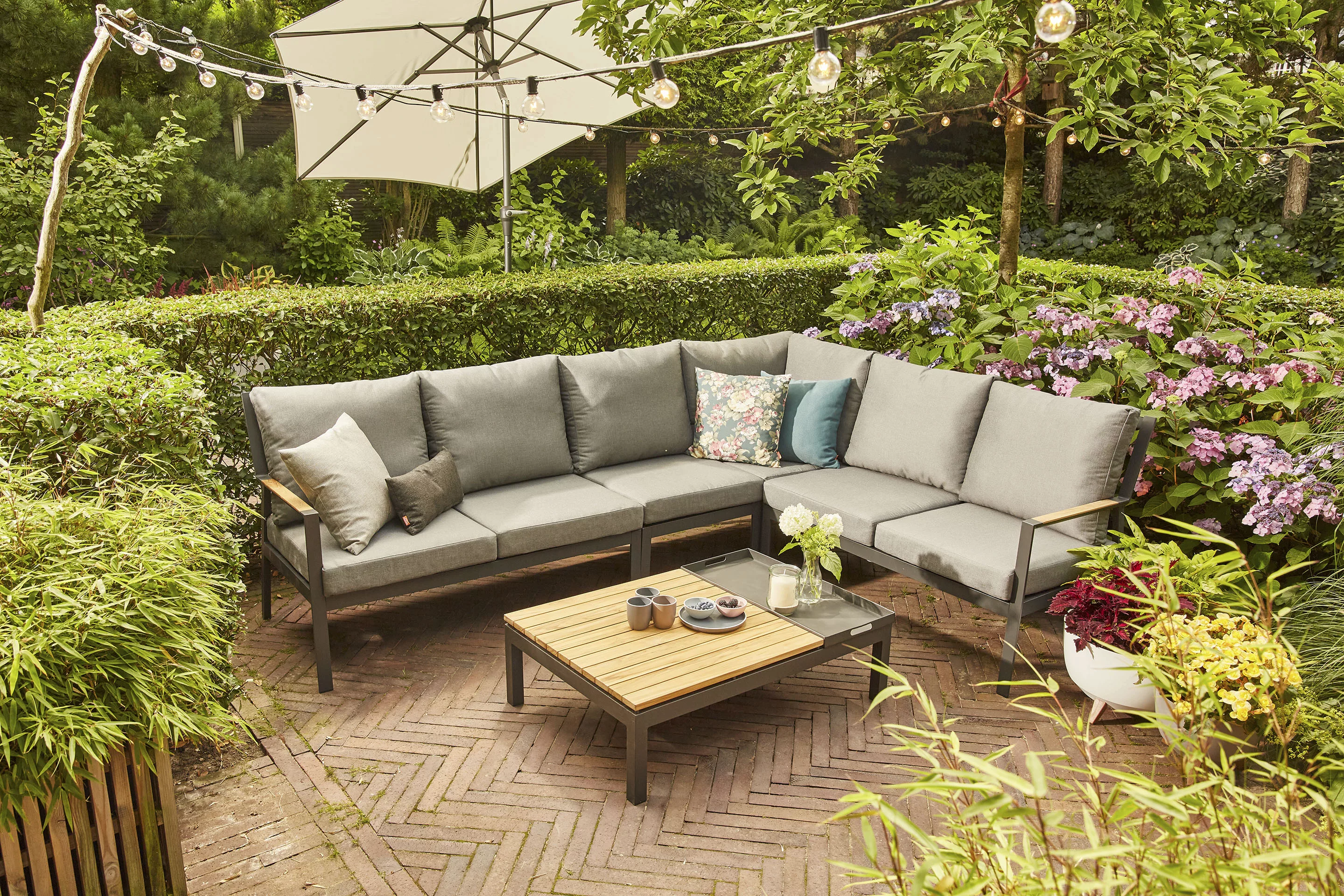 Siena Garden Gartenlounge-Set "Londra", (Set, 20 tlg.), best. aus 1 Sessel, günstig online kaufen