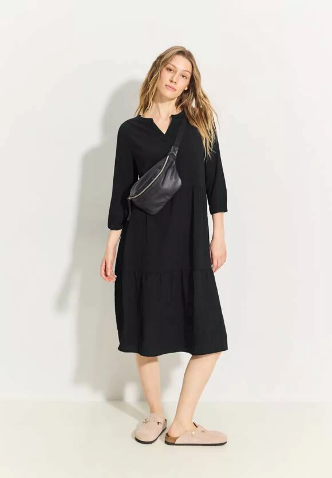 Tunika Kleid mit Struktur günstig online kaufen