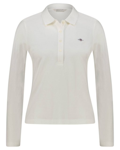 Gant Poloshirt Damen Poloshirt SLIM SHIELD LS PIQUE POLO (1-tlg) günstig online kaufen