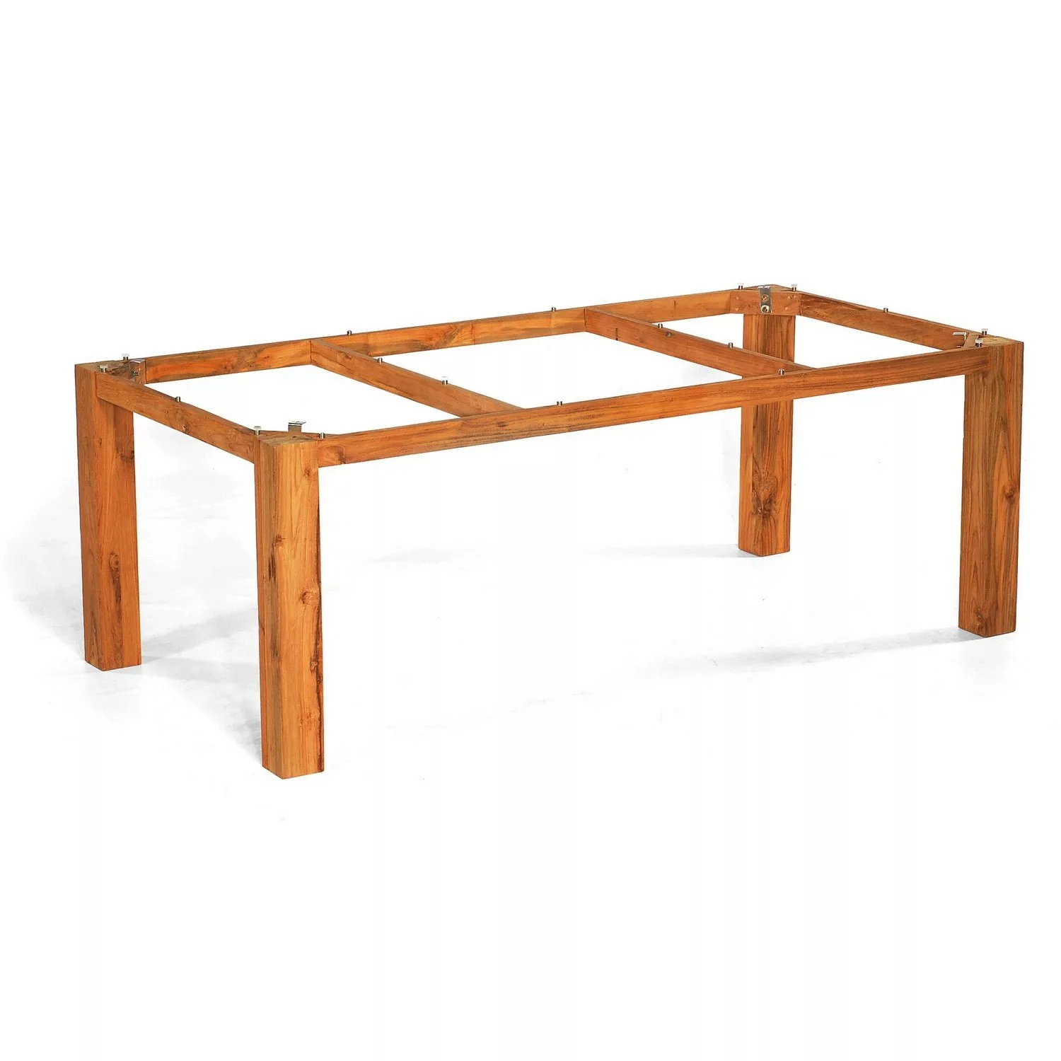 Natur24 Base Tischgestell Teak Natur günstig online kaufen