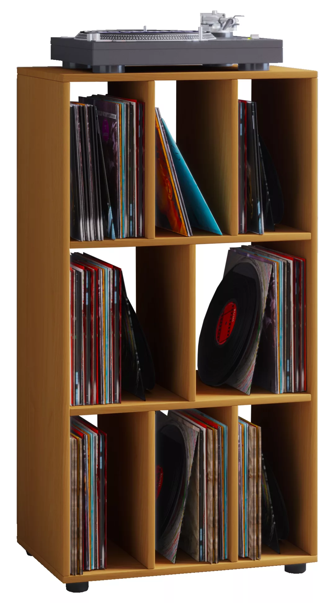 Schallplatten-Möbel ¦ weiß ¦ Maße (cm): B: 60 H: 115 Regale > Bücherregale günstig online kaufen