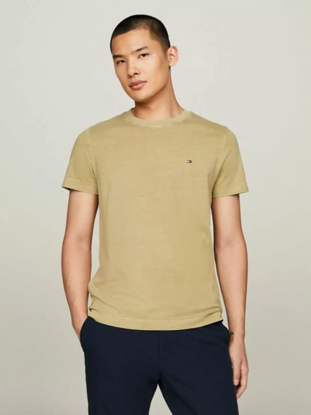 Tommy Hilfiger T-Shirt GARMENT DYE CHEST FLAG TEE günstig online kaufen