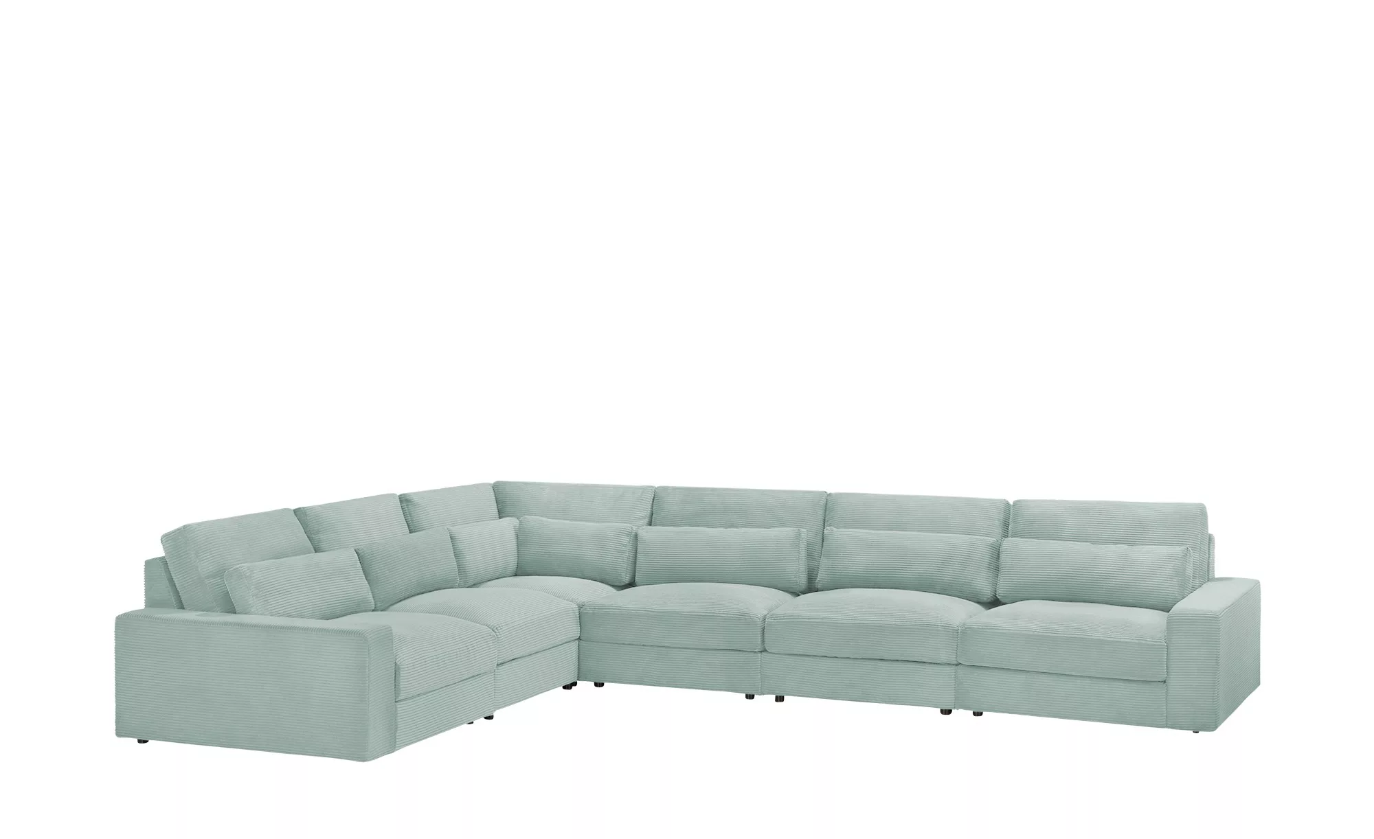 Ecksofa  Branna ¦ grün ¦ Maße (cm): B: 412 H: 88 T: 322 Polstermöbel > Sofa günstig online kaufen