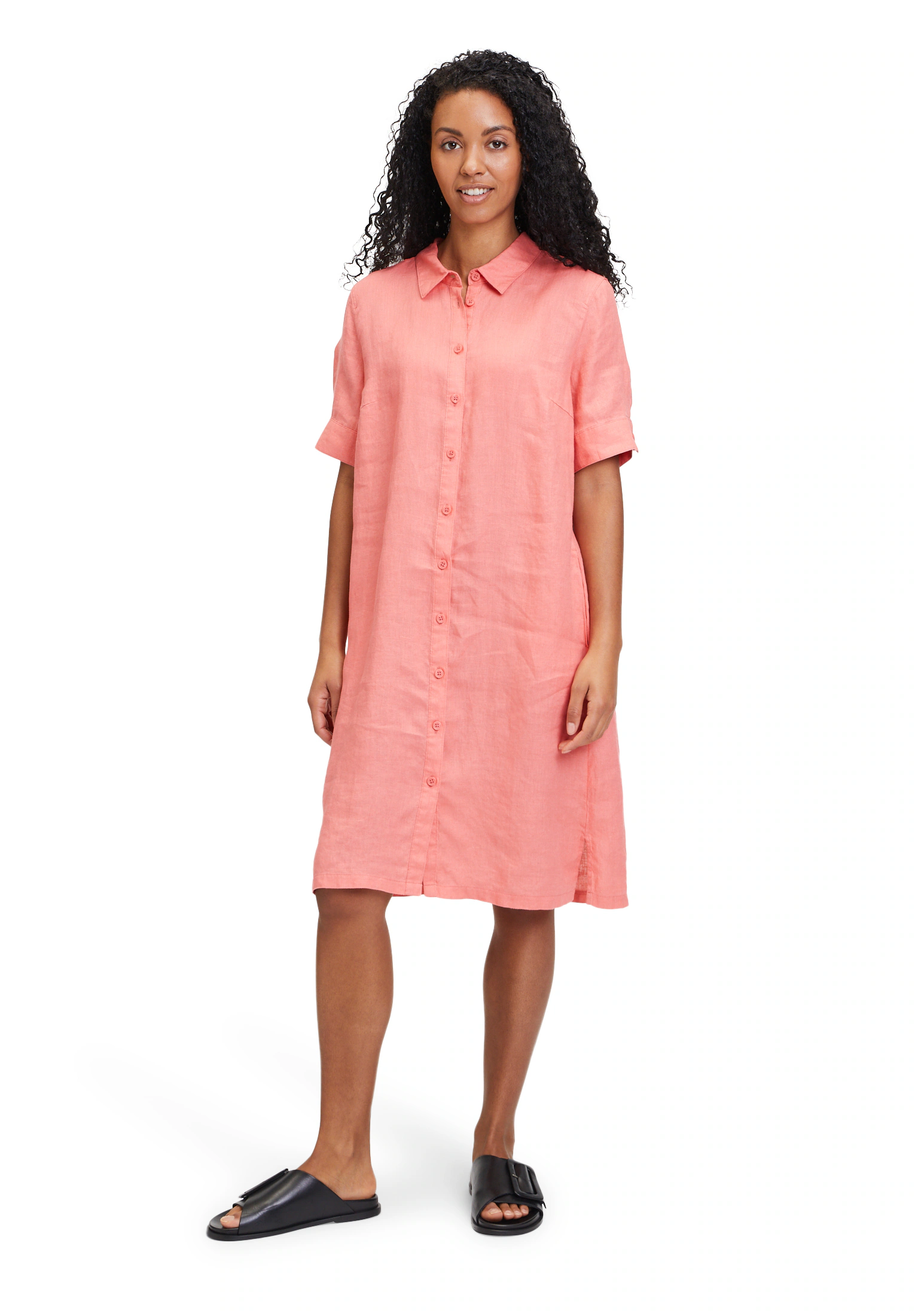 Betty&Co Druckkleid "Betty & Co Casual-Kleid mit Kragen", Material günstig online kaufen