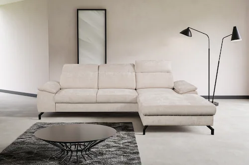 WERK2 Ecksofa "Panama L-Form", Modernes Sofa mit Schlaffunktion, Bettkasten günstig online kaufen