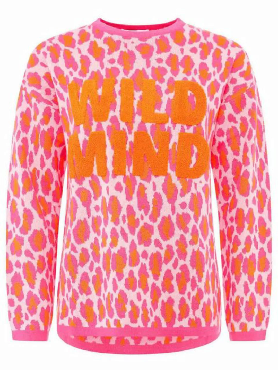 Zwillingsherz Strickpullover Pullover Leo Wild Mind Pink günstig online kaufen